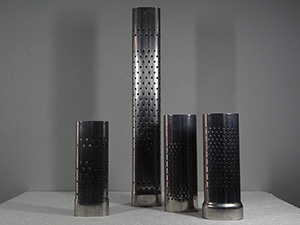 Perforated pipes group